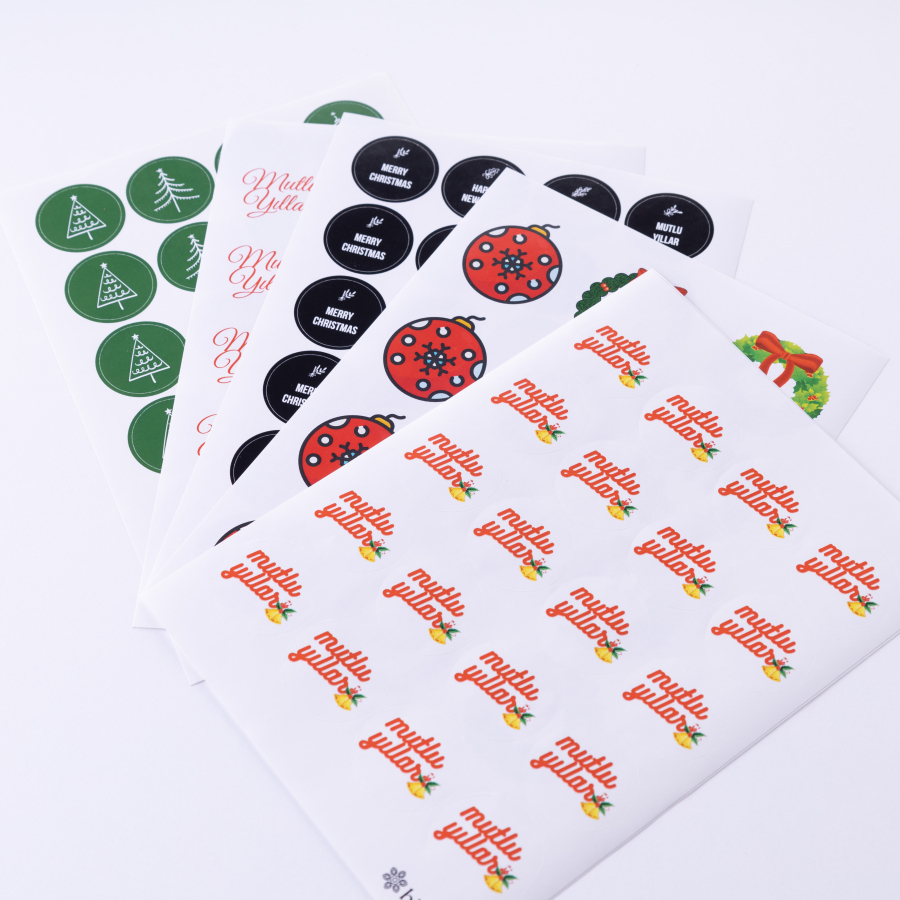 14 pcs mixed sticker christmas set / 20 packs - 2