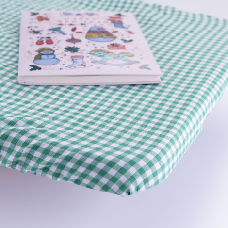 Zephyr fabric elasticated desk cover, 110x40 cm / Green - Bimotif