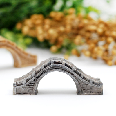 Mini garden, bridge / Grey / 2 pcs - 1