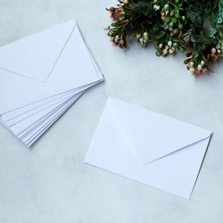 White envelope, 10.5x15.5 cm / 25 pcs - 2