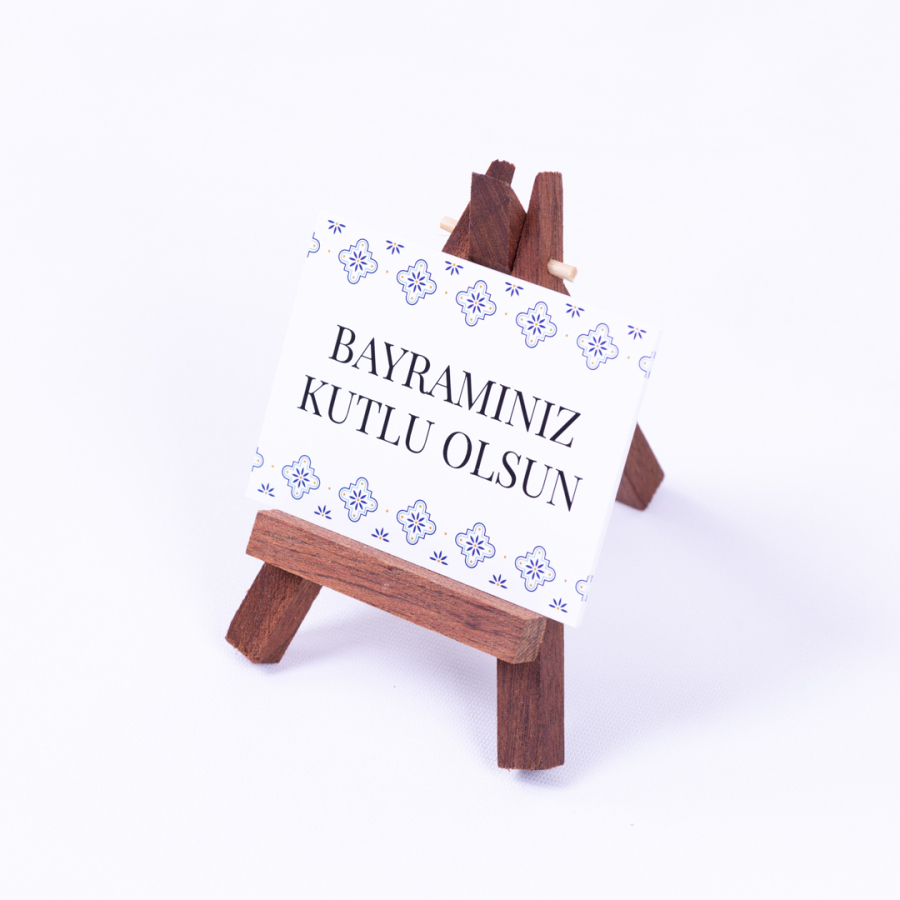 Tebrik kartı, Bayramınız Kutlu Olsun, 6,5 x 8,5 cm / 10 adet - 1